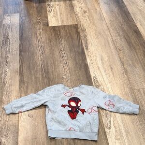 Marvel Spider-Man Kids Sweatshirt - Gray and Red
